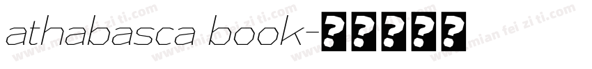 athabasca book字体转换